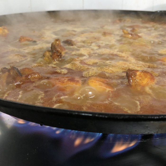 Paella casera por encargo